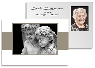 Danksagungskarten Trauer Engel