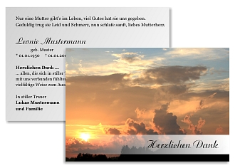 Danksagungskarten Trauer Favoriten