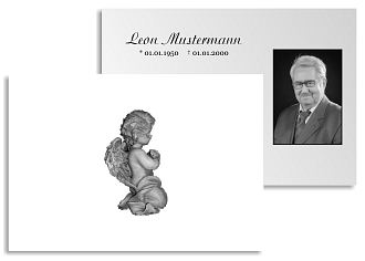 Danksagungskarten Trauer Winter