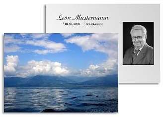 Danksagungskarten Trauer Sommer