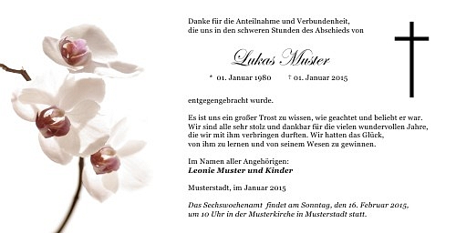 Danksagungskarten Trauer Favoriten