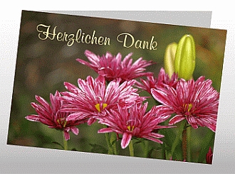 Danksagungskarten Trauer Blume