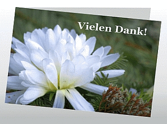 Danksagungskarten Trauer Blume