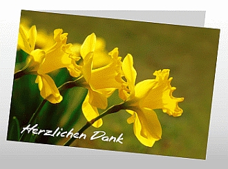 Danksagungskarten Trauer Blume