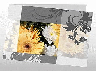 Danksagungskarten Trauer Blume