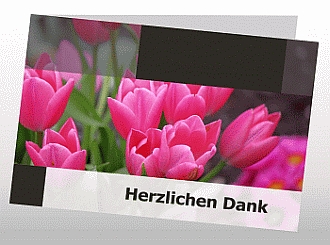 Danksagungskarten Trauer Blume