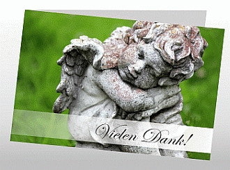 Danksagungskarten Trauer Engel