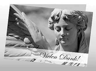 Danksagungskarten Trauer Engel