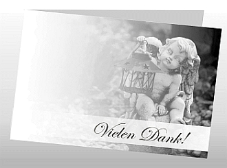 Danksagungskarten Trauer Engel