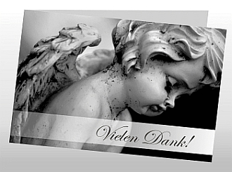 Danksagungskarten Trauer Engel