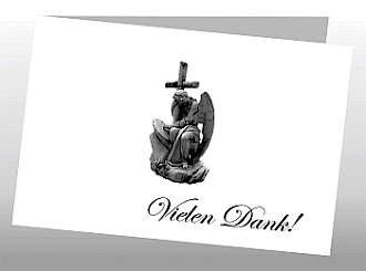 Danksagungskarten Trauer Engel