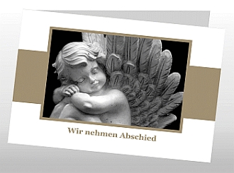 Danksagungskarten Trauer Engel