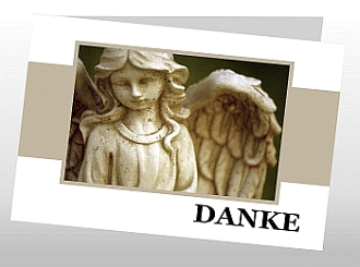 Danksagungskarten Trauer Engel