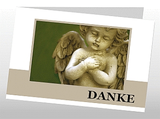 Danksagungskarten Trauer Engel