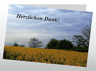 Danksagungskarten Trauer Herbst