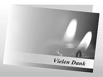 Danksagungskarten Trauer Kerze