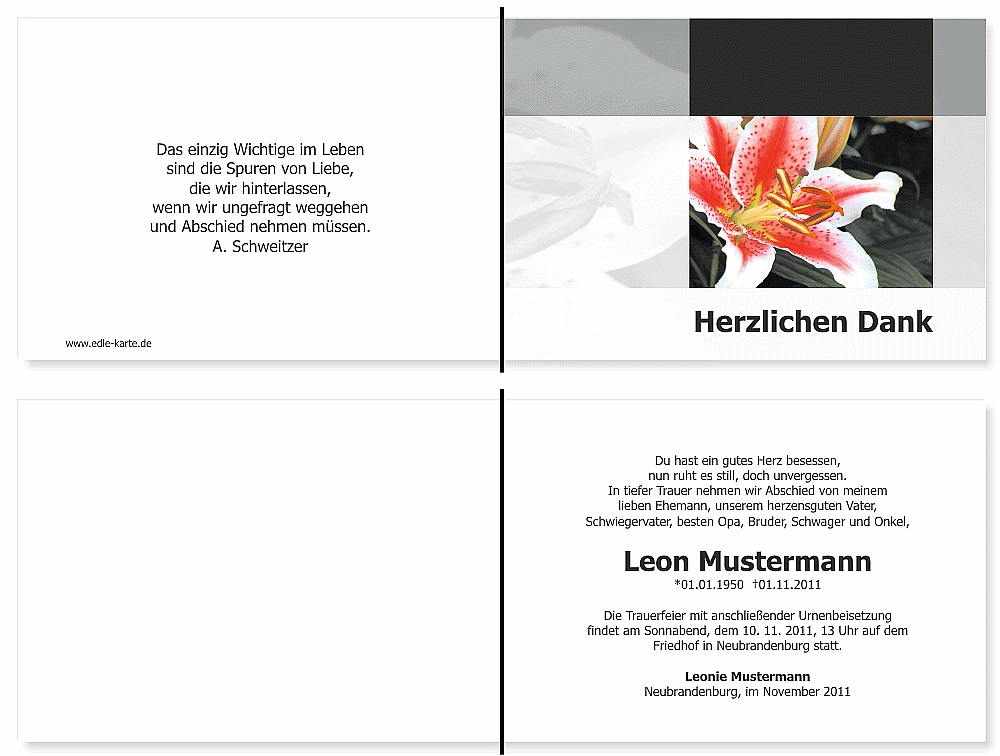 trauerdankeskarten-lilie-21