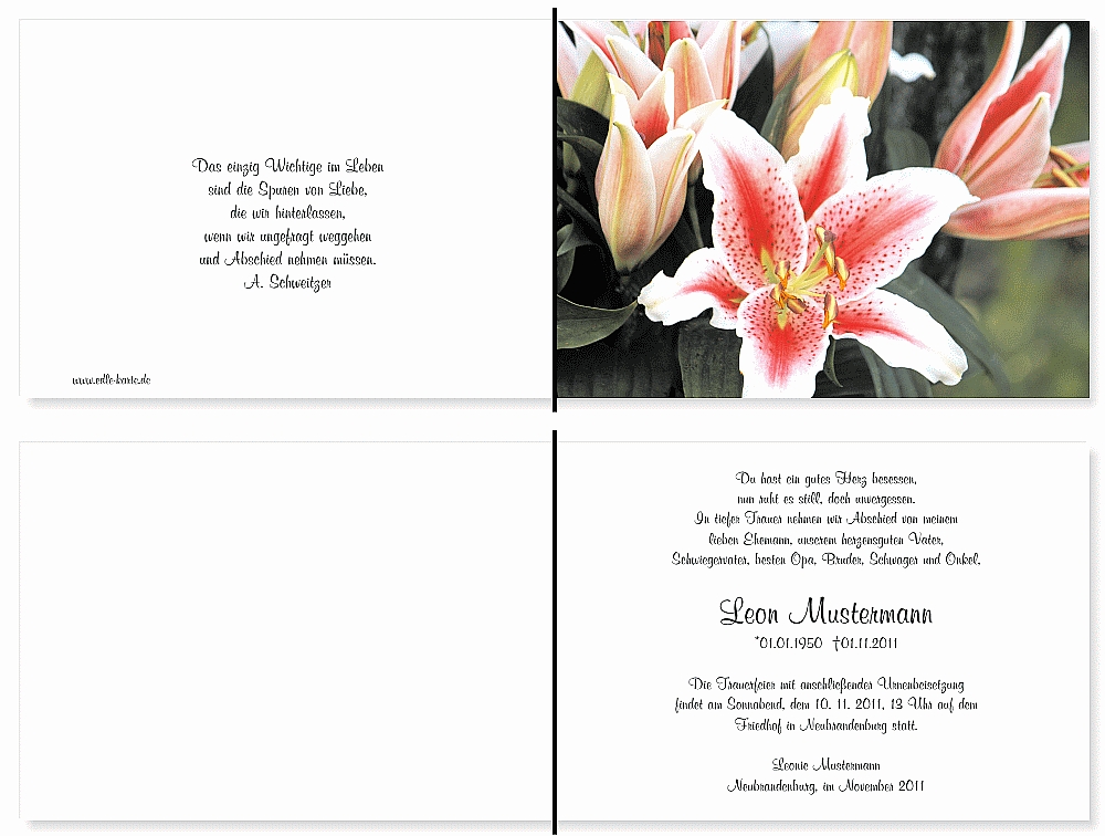 trauerdankeskarten-lilie-22