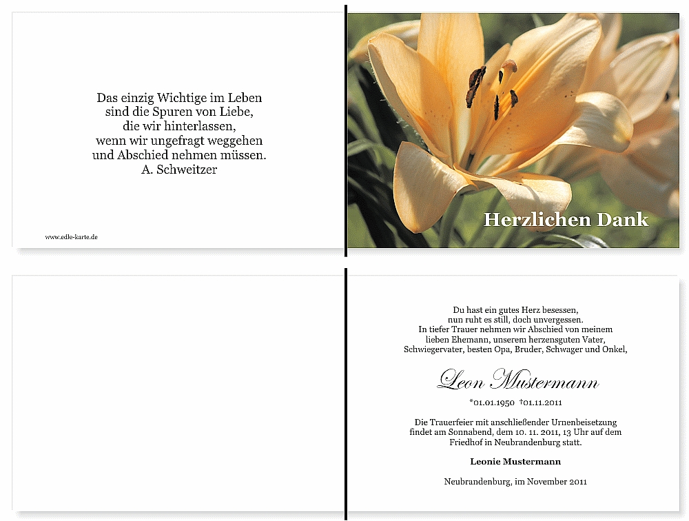 trauerdankeskarten-lilie-23