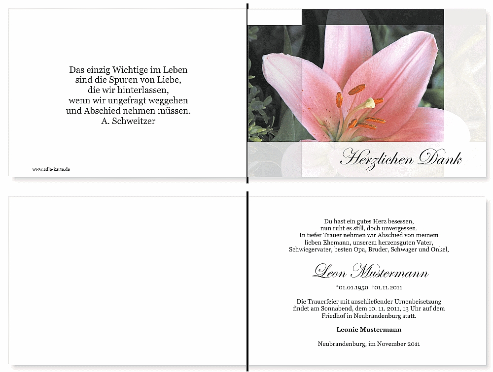 trauerdankeskarten-lilie-25