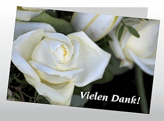 Danksagungskarten Trauer Rose