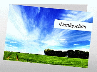 Danksagungskarten Trauer Sommer