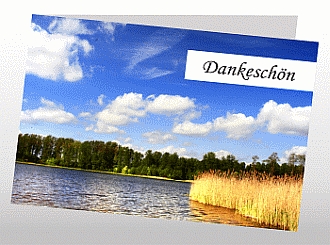 Danksagungskarten Trauer Sommer