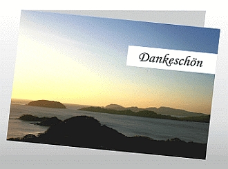 Danksagungskarten Trauer Sommer