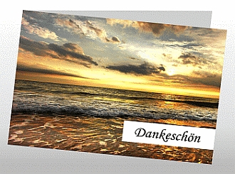 Danksagungskarten Trauer Sommer