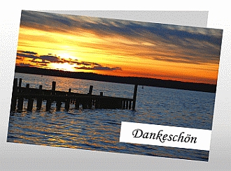 Danksagungskarten Trauer Sommer