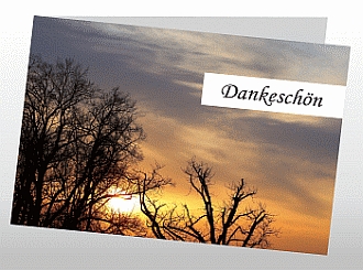 Danksagungskarten Trauer Sommer