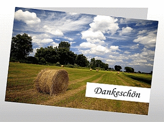 Danksagungskarten Trauer Sommer