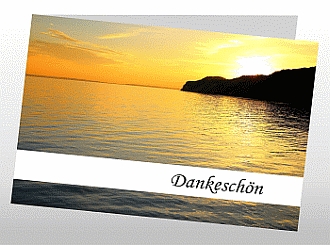 Danksagungskarten Trauer Sommer