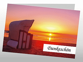 Danksagungskarten Trauer Sommer