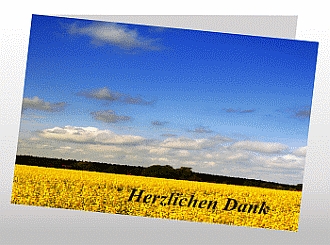 Danksagungskarten Trauer Sommer