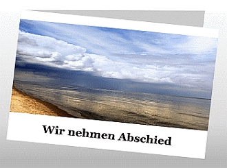 Danksagungskarten Trauer Sommer