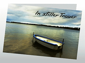 Danksagungskarten Trauer Sommer