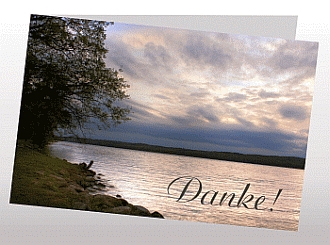 Danksagungskarten Trauer Sommer