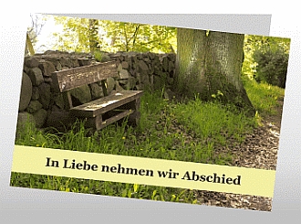 Danksagungskarten Trauer Sommer