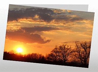 Danksagungskarten Trauer Sonne