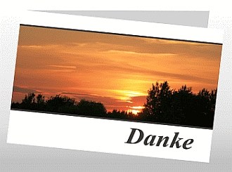 Danksagungskarten Trauer Sonne