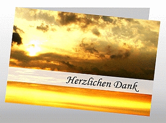 Danksagungskarten Trauer Sonne