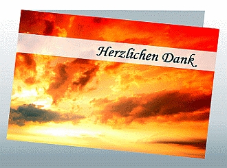 Danksagungskarten Trauer Sonne